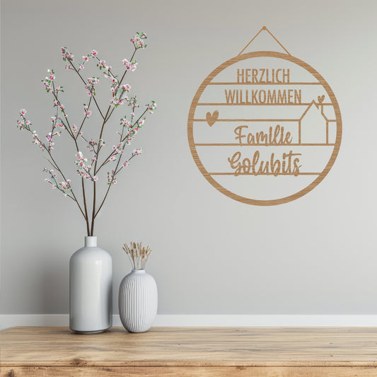 Loop mit Haus personalisiert